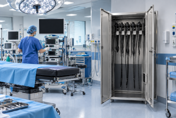 cómo guardar los equipos de endoscopia y fibroscopia