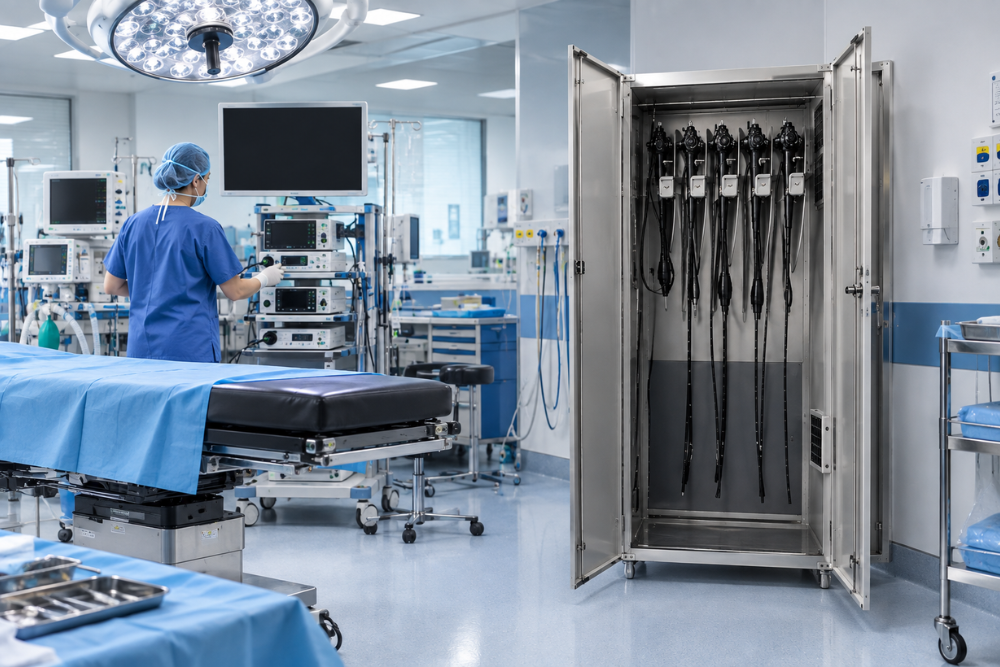 cómo guardar los equipos de endoscopia y fibroscopia